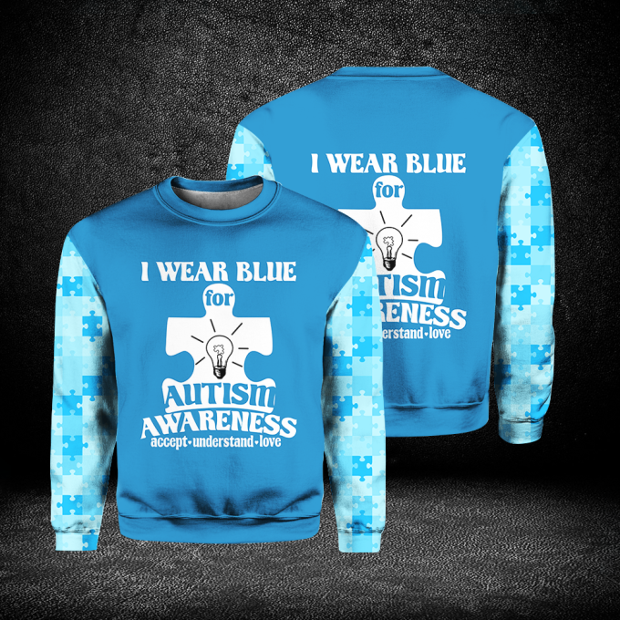 Autism Awareness Crewneck Sweatshirt For Men And Women Ht7486 2