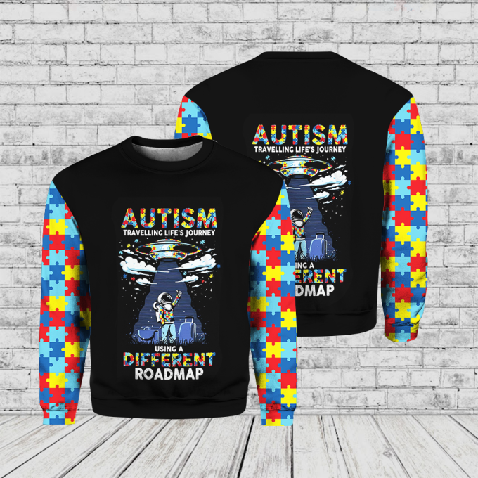Autism Awareness Crewneck Sweatshirt For Men And Women Ht8384 2