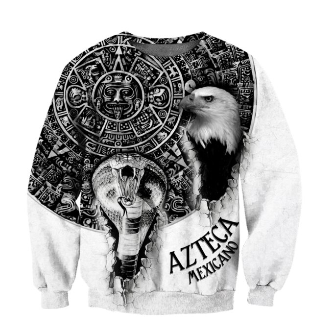 Azteca Mexicano Crewneck Sweatshirt For Men &Amp; Women Shirt 2