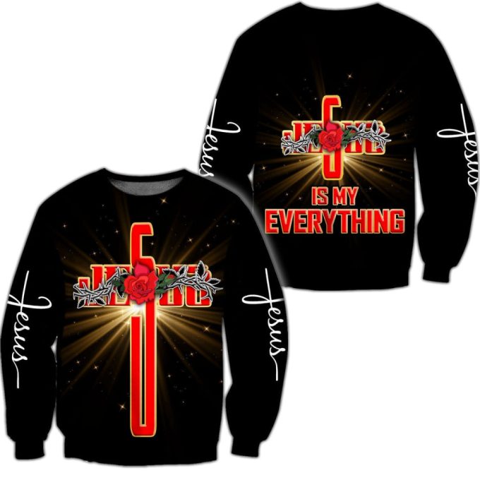 Christian Jesus Crewneck Sweatshirt For Easter Day 2