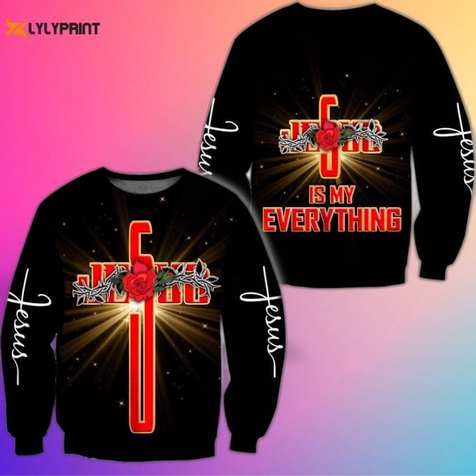 Christian Jesus Crewneck Sweatshirt For Easter Day 1