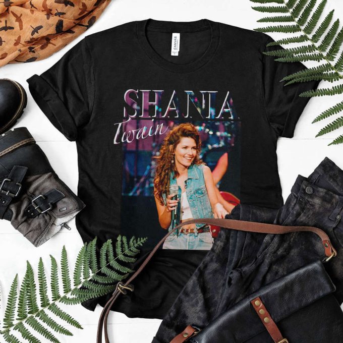 Classic Shania Twain T-Shirt: Vintage Retro Style For Music Fans 3