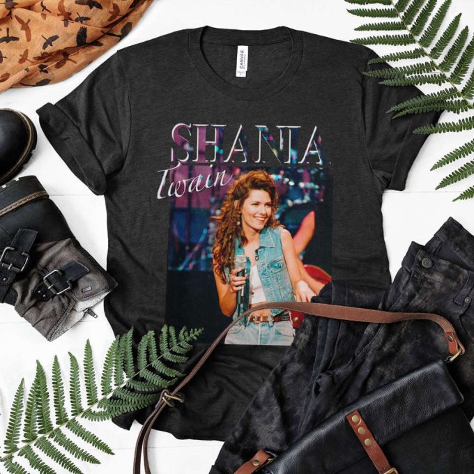 Classic Shania Twain T-Shirt: Vintage Retro Style For Music Fans 4