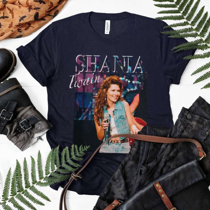 Classic Shania Twain T-Shirt: Vintage Retro Style For Music Fans 5