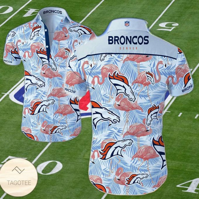 Dazzle In Denver Broncos Funny Hawaiian Shirts - Perfect Set For Men Women &Amp;Amp; Kids 1