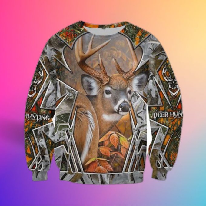 Deer Hunting Crewneck Sweatshirt For Men &Amp;Amp; Women Ht4894 1