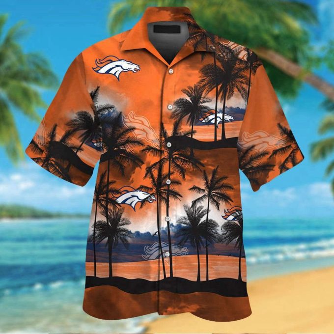 Denver Broncos Hawaiian Shirt Set For Men Women &Amp; Kids - Mte012 2