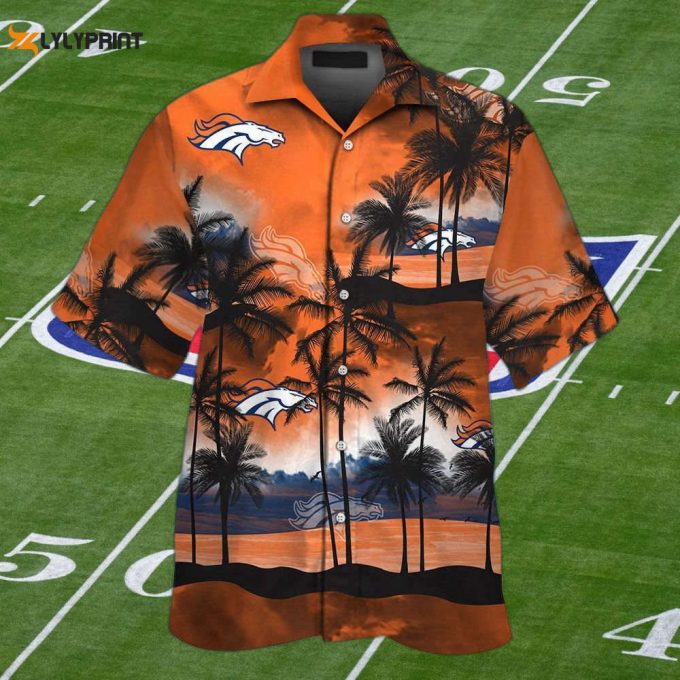 Denver Broncos Hawaiian Shirt Set For Men Women &Amp;Amp; Kids - Mte012 1