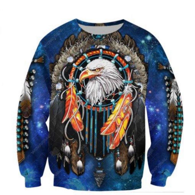 Eagle Native American Crewneck Sweatshirt For Men &Amp; Women Shirt 2