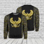 Eye of Horus Crewneck Sweatshirt: Stylish Unisex Egyptian Design – HT7075