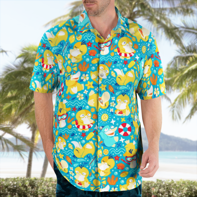 Get Ready For Summer With The Stylish Koduck Pokemon Hawaiian Shirt 4