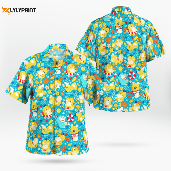 Get Ready For Summer With The Stylish Koduck Pokemon Hawaiian Shirt 1