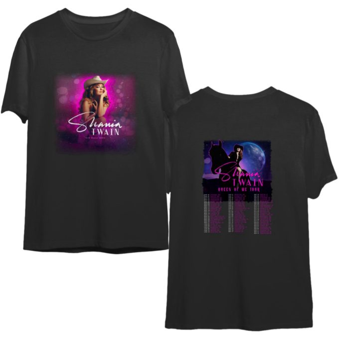 Get Your Shania Twain Queen Of Me Tour 2023 T-Shirt Now! 2