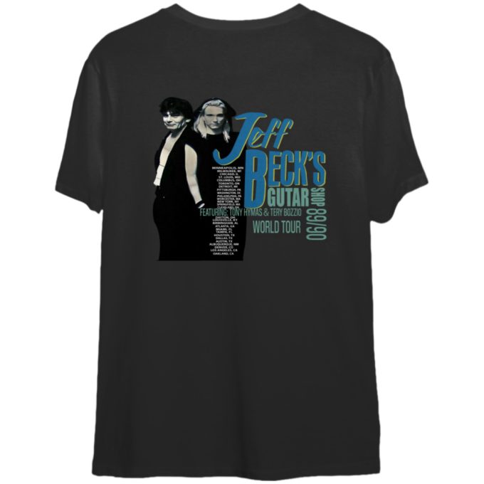 Jeff Beck Guitar Shop Tour T-Shirt 3