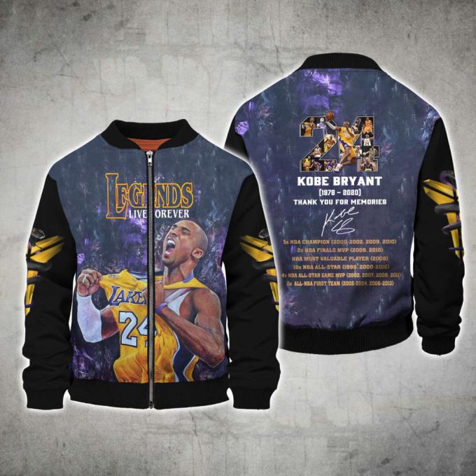 Kobe Bryant #24 Legend Premium All Over Shirts Hoodie Sweatshirt 3