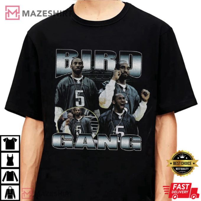 Kobe Bryant Bird Gang T-Shirt 5