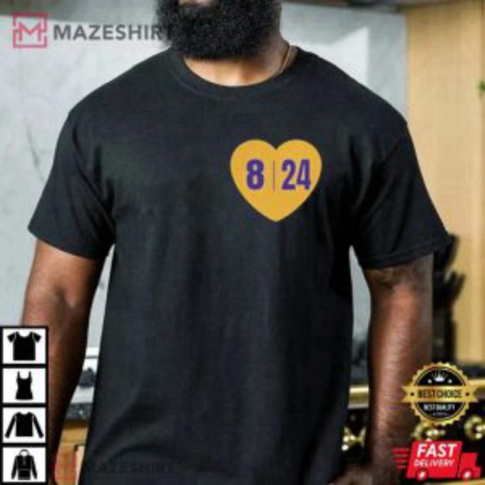 Kobe Bryant Bird Gang T-Shirt 8