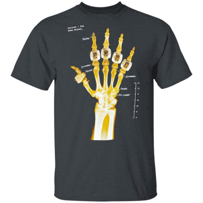 Kobe Bryant Hand Gold Rings X-Ray T-Shirt, Ls, Hoodie 3