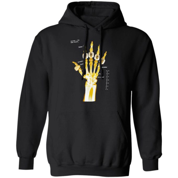 Kobe Bryant Hand Gold Rings X-Ray T-Shirt, Ls, Hoodie 9