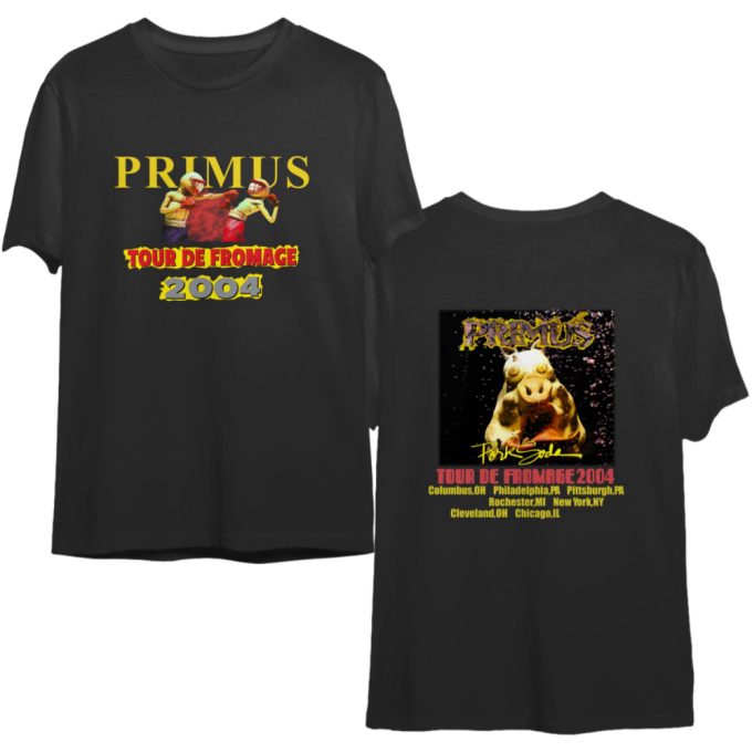 Pork Soda Tour Primus Rock Band Vintage 2-Sides T-Shirt 2