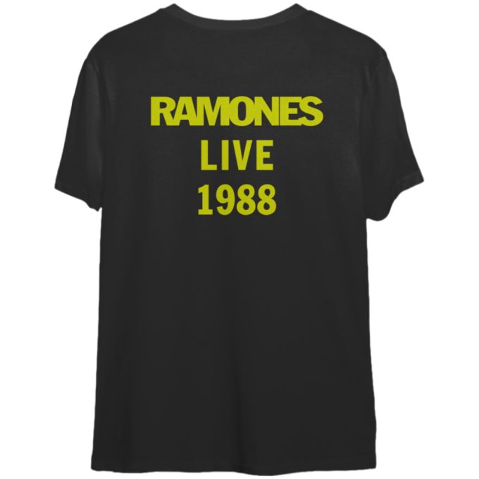 Ramones Live 1988 T-Shirt, Ramones World Tour 1988 T-Shirt 4