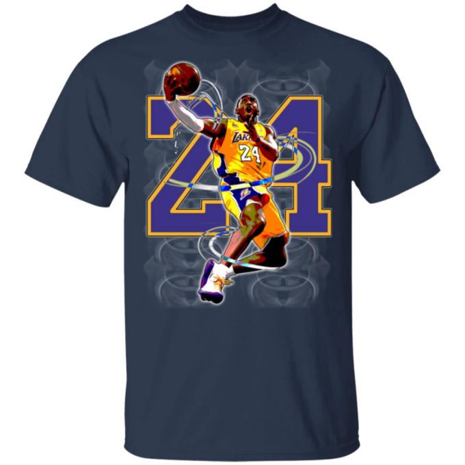 Ri.p Kobe Bryant The Great Player In 24 T-Shirt, Long Sleeve 3