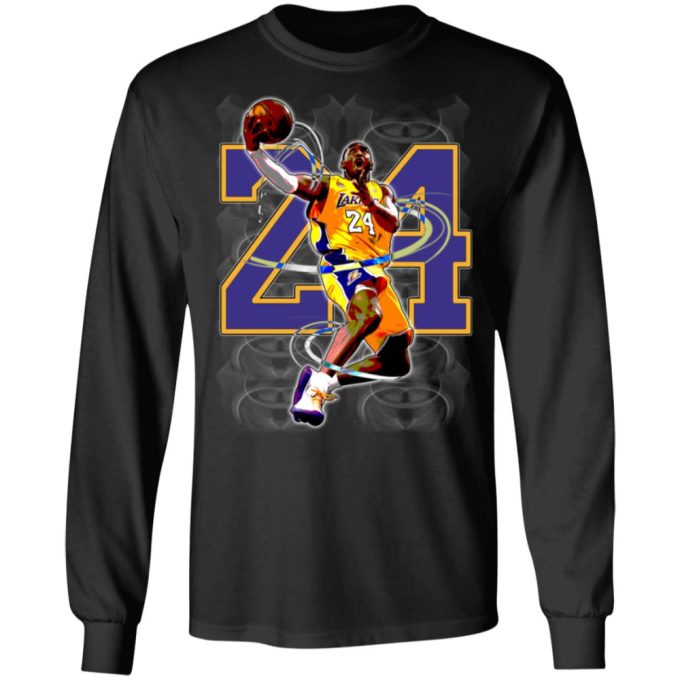 Ri.p Kobe Bryant The Great Player In 24 T-Shirt, Long Sleeve 6