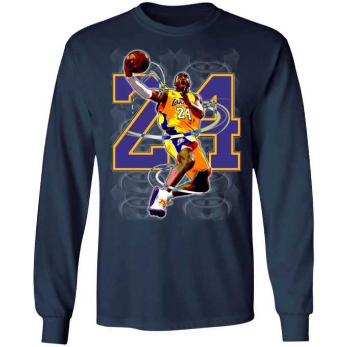 Ri.p Kobe Bryant The Great Player In 24 T-Shirt, Long Sleeve 7