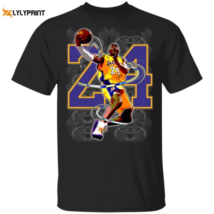 Ri.p Kobe Bryant The Great Player In 24 T-Shirt, Long Sleeve 1