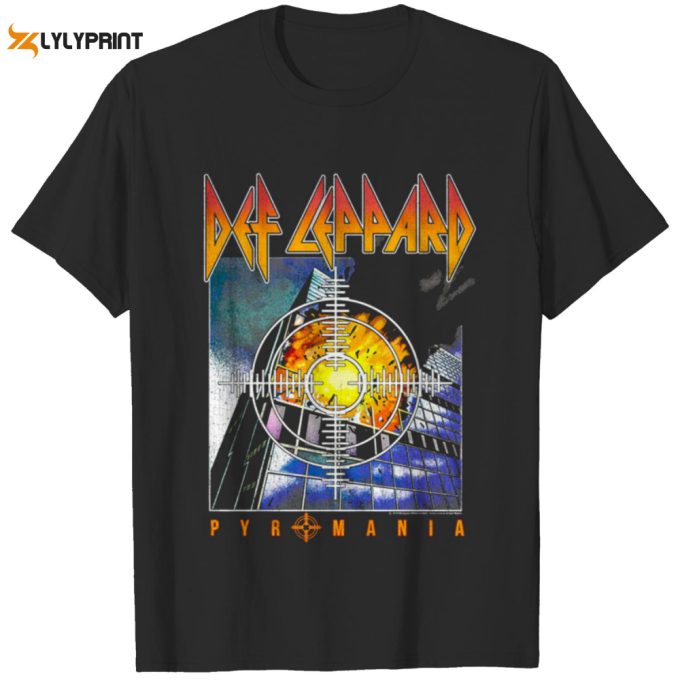 Rock Your Style With Def Leppard Pyromania T-Shirt - Authentic Band Merchandise 1