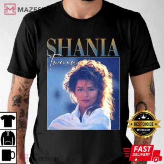 Shania Twain Man I Feel Like A Woman T-Shirt 7