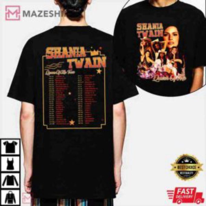 Shania Twain Man I Feel Like A Woman T-Shirt 8