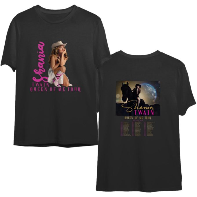 Shania Twain Queen Of Me Tour 2023 T-Shirt: Exclusive Merchandise 2