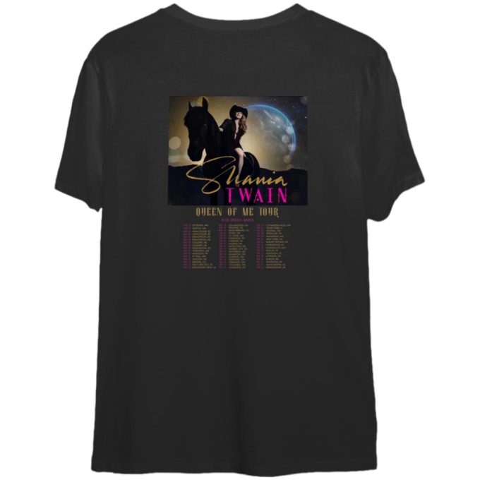 Shania Twain Queen Of Me Tour 2023 T-Shirt: Exclusive Merchandise 4