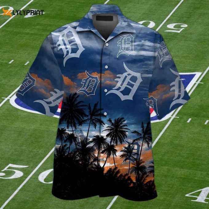 Shop The Detroit Tigers Short Sleeve Hawaiian Shirt Set For Men Women And Kids – Mte02