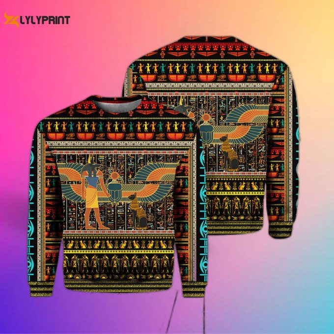 Stay Cozy In Egypt Pride Crewneck Sweatshirt - Unisex Ho6872 1