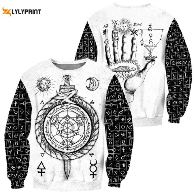 Stylish Unisex Alchemy Crewneck Sweatshirt Ht8001 - Exude Fashion &Amp;Amp; Comfort! 1