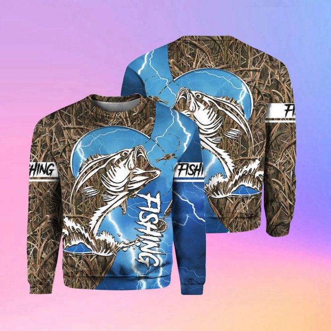 Stylish Unisex Fishing Crewneck Sweatshirt Ht1536 - Perfect For Men &Amp; Women 2