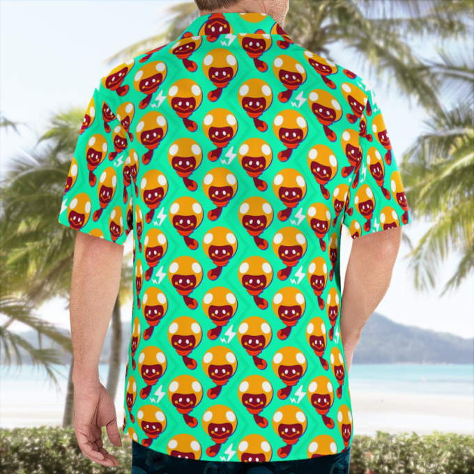Tadbulb Pokemon Hawaiian Shirt: Stylish &Amp; Fun Pokemon-Themed Apparel 2