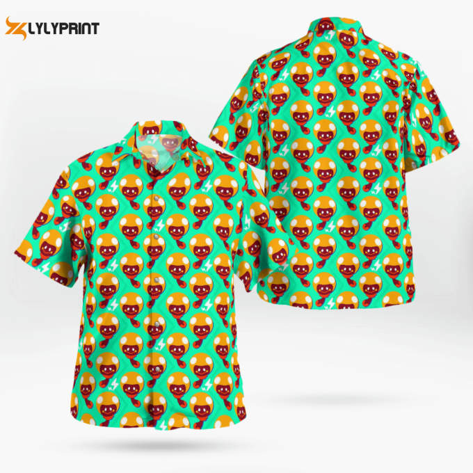 Tadbulb Pokemon Hawaiian Shirt: Stylish &Amp;Amp; Fun Pokemon-Themed Apparel 1