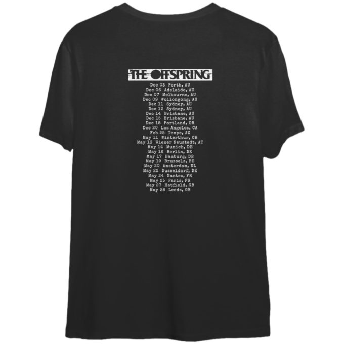 The Offspring T-Shirt, The Offspring Let The Bad Times Roll Tour 2022 - 2023 Double Sided Shirt 4