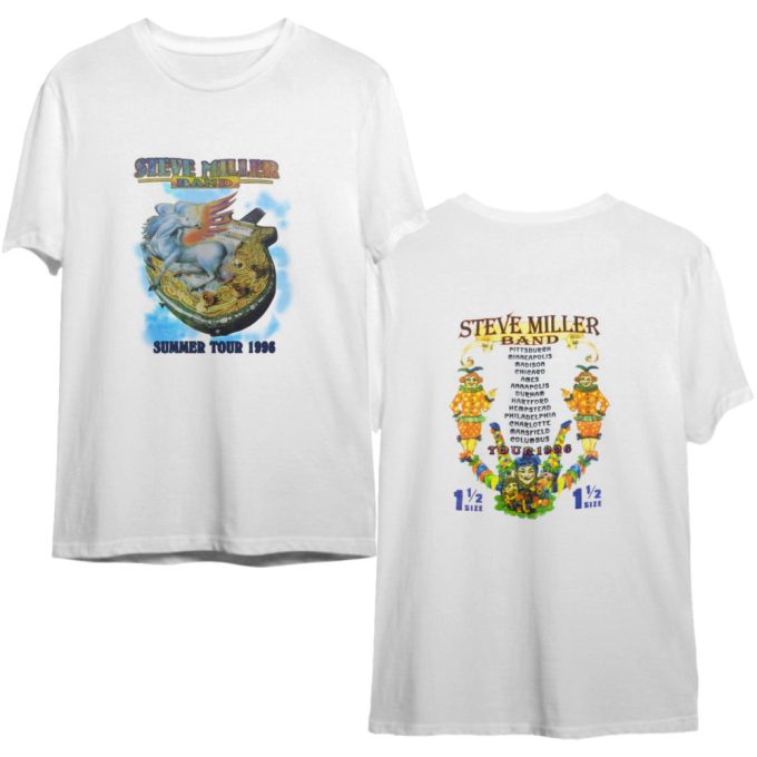 Vintage 1996 Steve Miller Band Summer Tour T-Shirt 2