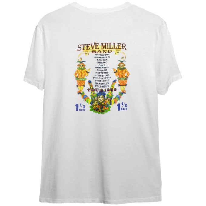 Vintage 1996 Steve Miller Band Summer Tour T-Shirt 4