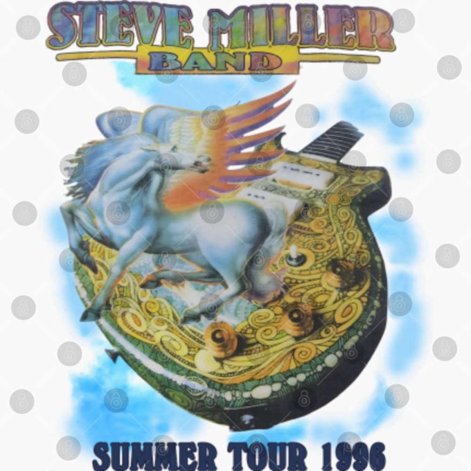Vintage 1996 Steve Miller Band Summer Tour T-Shirt 5