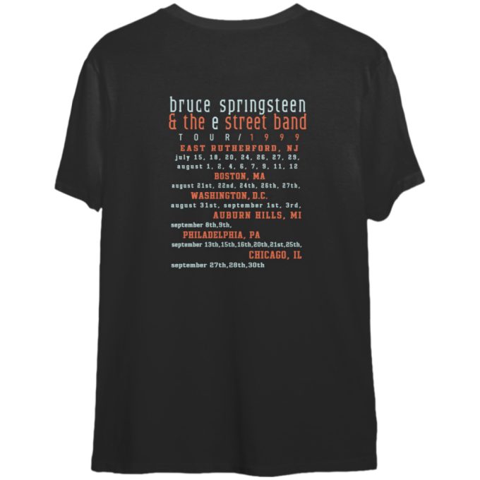 Vintage 1999 The Boss Bruce Springsteen Tour T-Shirt 4