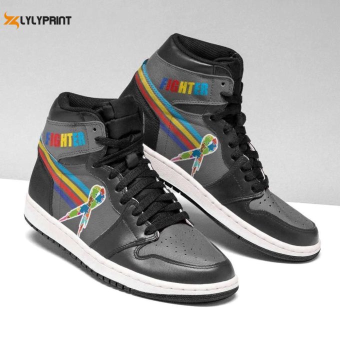 Autism Awareness Air Jordan Sneakers Team Custom Design Shoes Sport Eachstep Gift For Men And Women 1