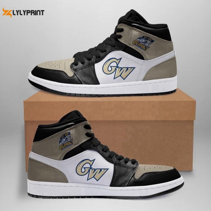 George Washington Colonials Ncaa Air Jordan Sneakers Team Custom Design Shoes Sport Eachstep Gift For Fans 1