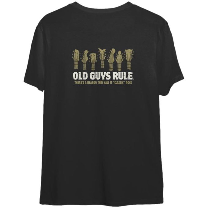 Old Guys Rule Classic Rock T-Shirt: Timeless Style For Music Enthusiasts 2