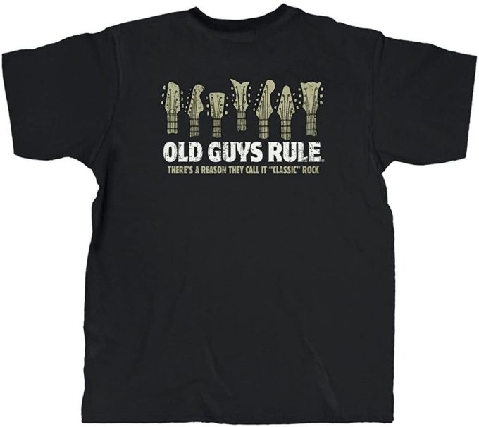 Old Guys Rule Classic Rock T-Shirt: Timeless Style For Music Enthusiasts 5