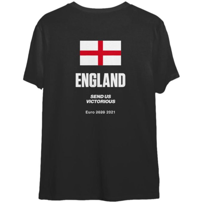 Show Your Support With Euro 2021 England Flag Double Sided T-Shirt 2